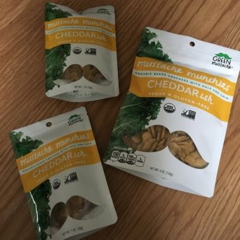 Gluten-free baked crackers from Green Mustache